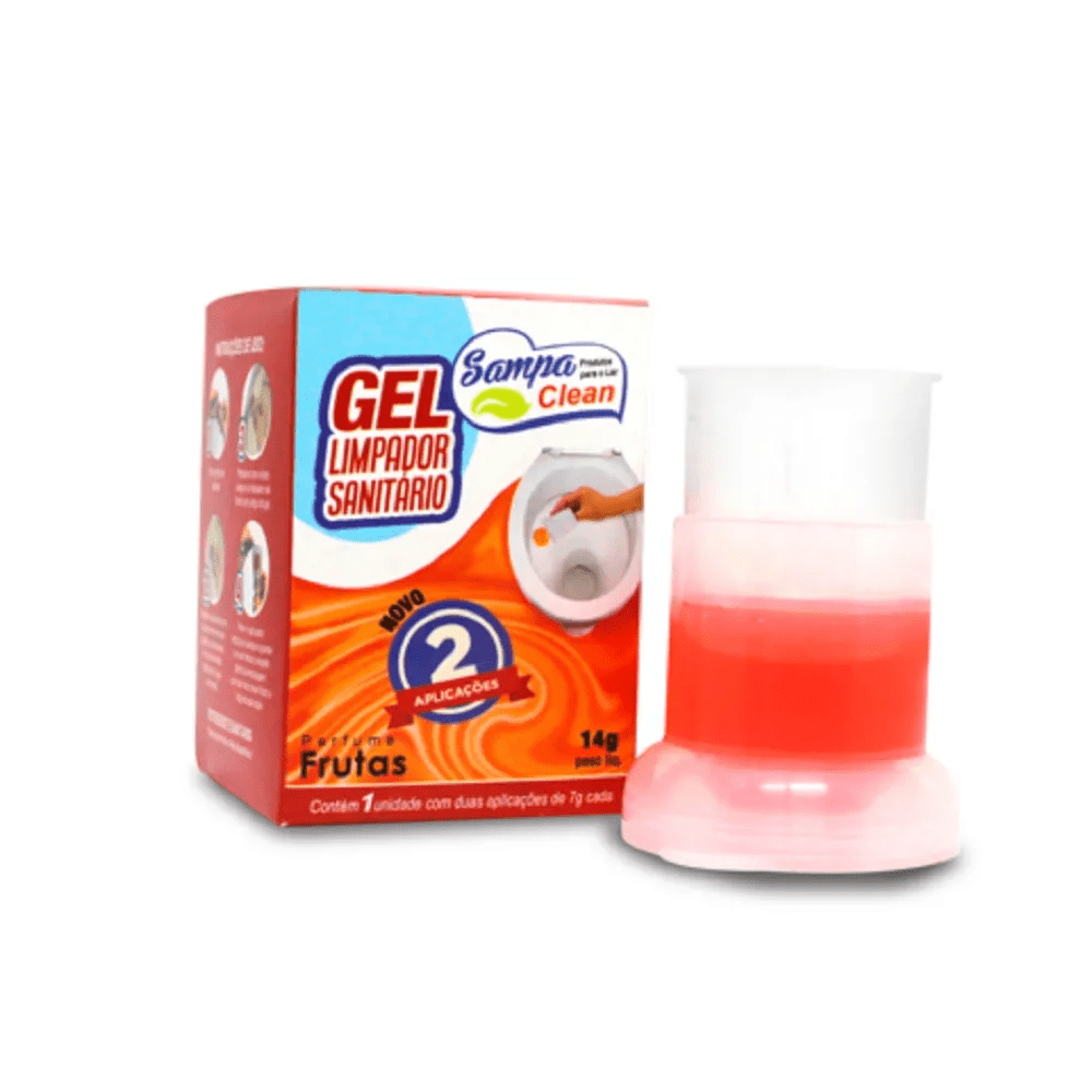 GEL ADESIVO P/ SANITARIO SAMPA CLEAN FRUTAS
