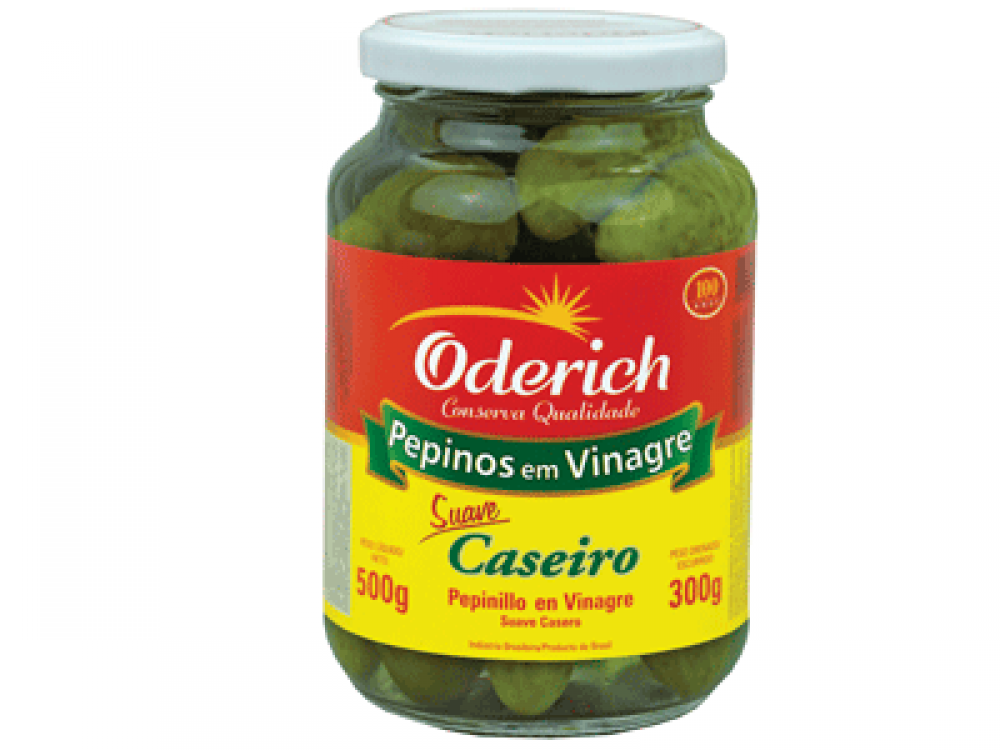 Pepino oderich cons tipo caseiro 300g