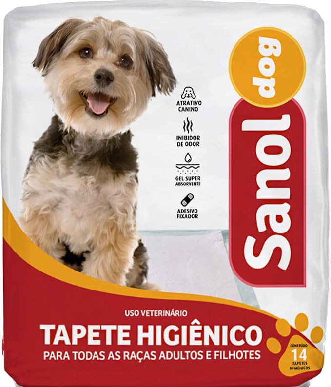 Tapete Higiênico Sanol c/ 14 unidades