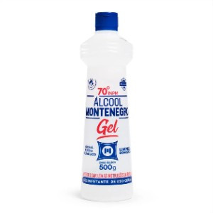 ALCOOL 70 EM GEL MONTENEGRO 500G