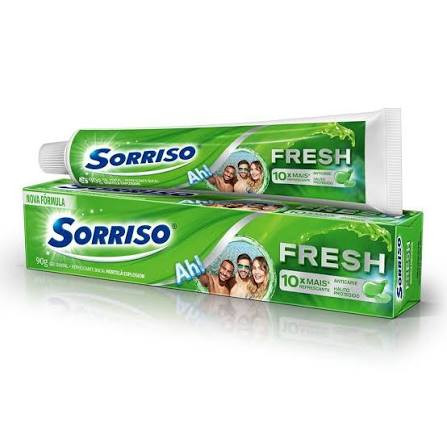 Creme dental sorriso 90g hortelã 