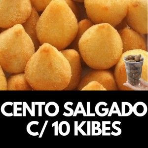 CENTO SALGADO COM 10 KIBES