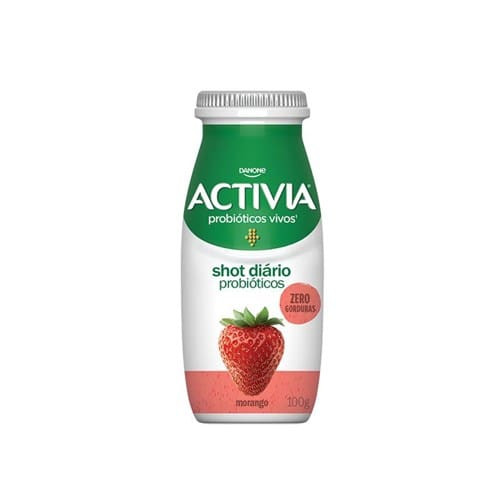 Leite Fermentado Shot Sabor Morango Activia 100g
