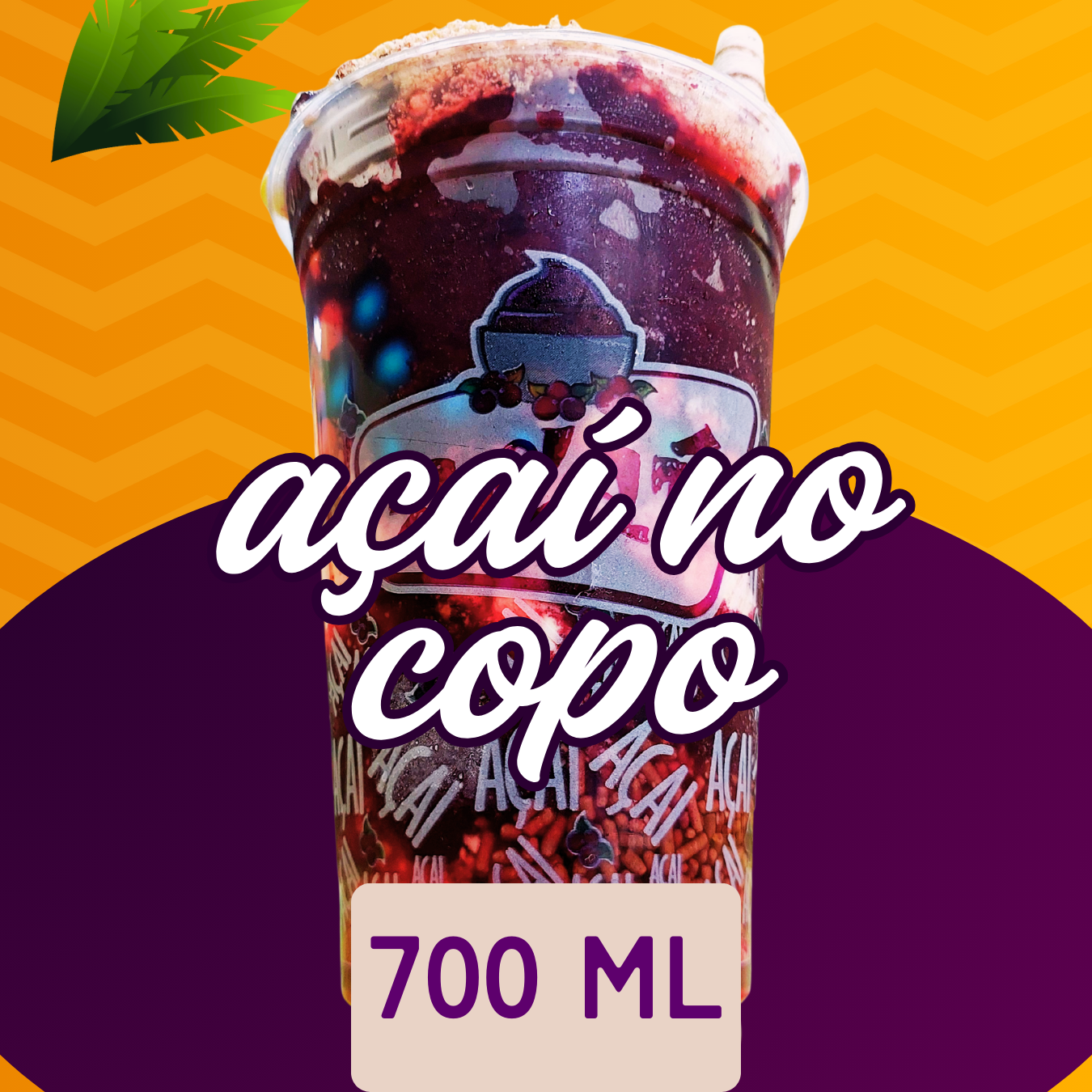 Açaí no Copo de 700ML
