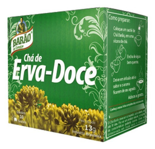 CHA BARAO ERVA DOCE 13G C/10UN
