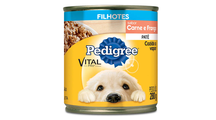 Ração Úmida Pedigree Lata Patê de Frango para Cães Adultos 280 g