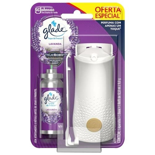 Odorizador Toque de Frescor Lavanda Aparelho + Refil Glade 12ml