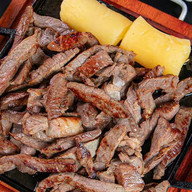 Carne de sol com mandioca