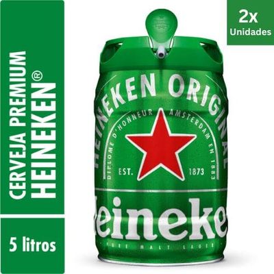 Combo 2x Cerveja Heineken 5l