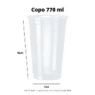 DESCARTÁVEL - COPÃO 770ML PCT/25UN