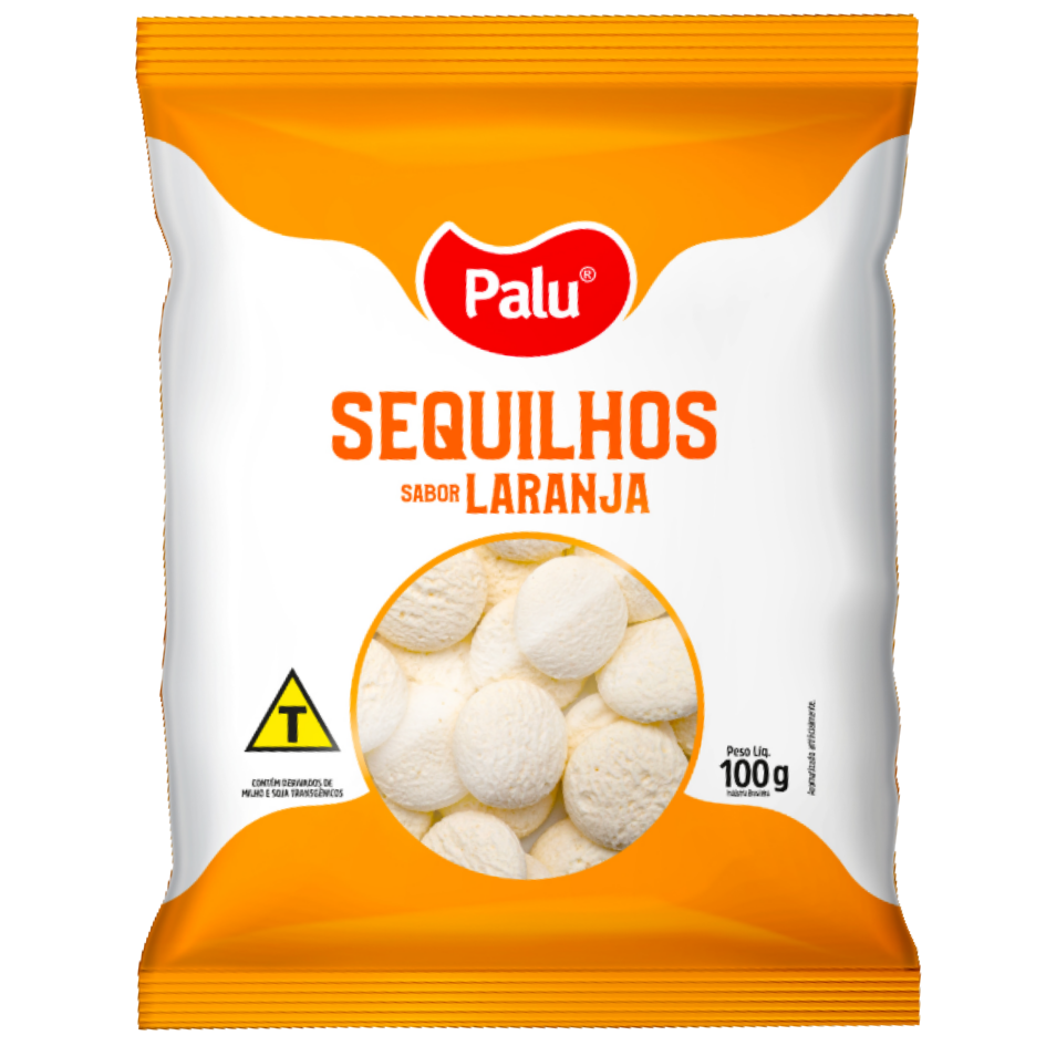 SEQUILHOS PALU LARANJA 100G