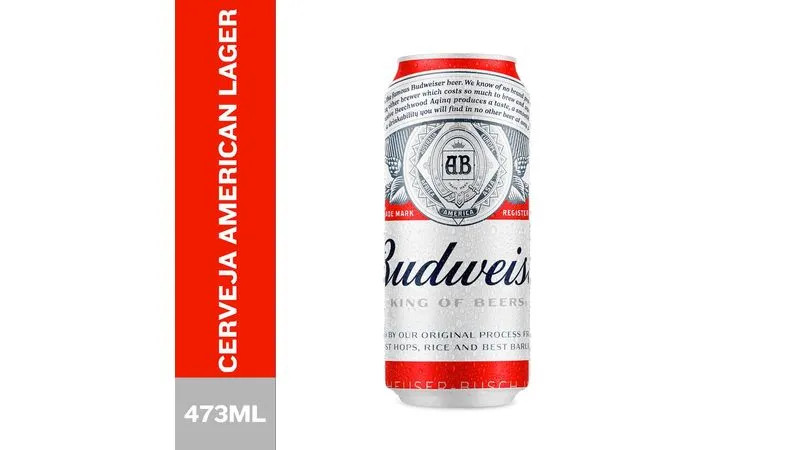 budweiser latão 473 ml 