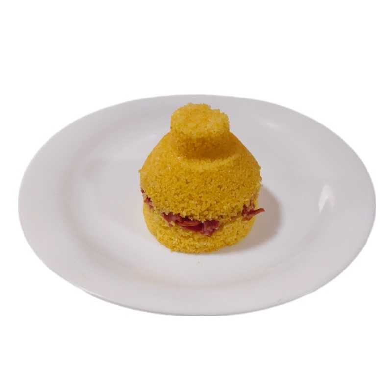590 - Cuscuz com Linguiça Calabresa