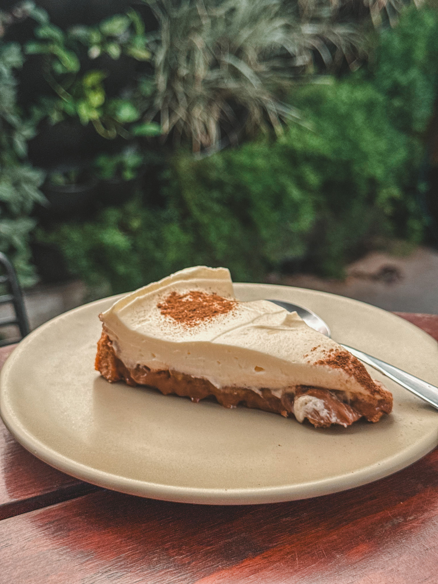Torta de Banana com doce de leite