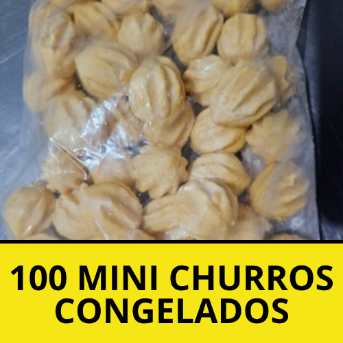 100 CHURROS CHOCOLATE CONGELADOS