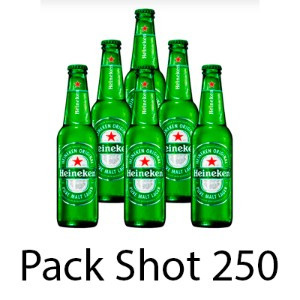 PACK HEINEKEN SHOT UND. 250ML 6UND