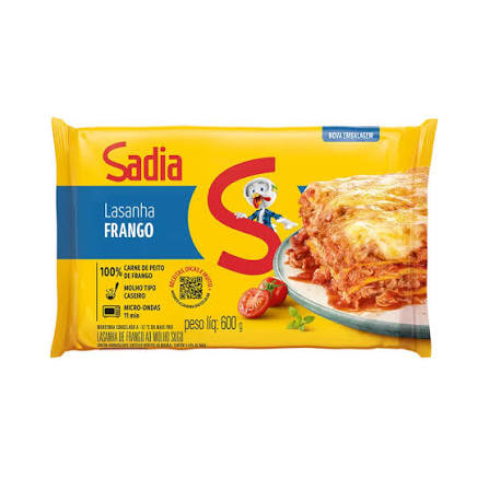 lasanha sadia 600g frango 