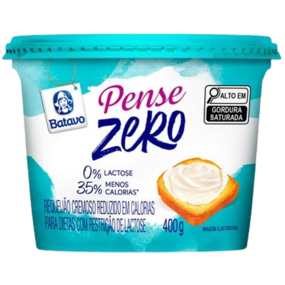 REQUEIJAO CREMOSO BATAVO PENSE ZERO LIGHT 400G