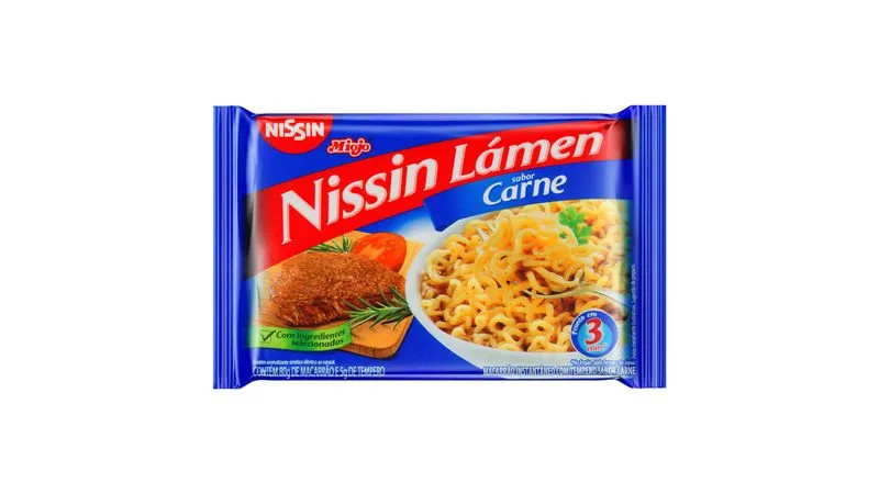 miojo nissin carne
