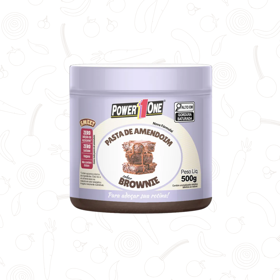 Pasta de Amendoim Brownie Sweet Power One 500g