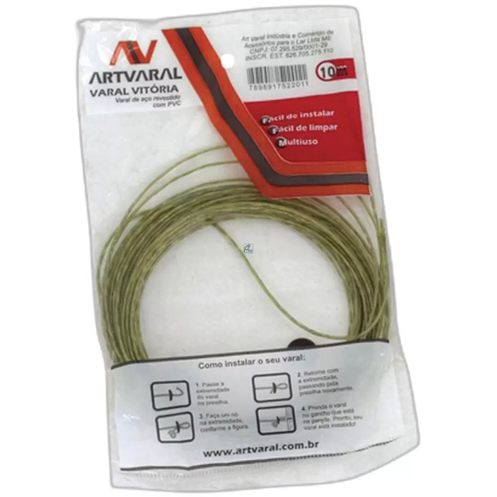 VARAL AÇO ARTVARAL C/10M