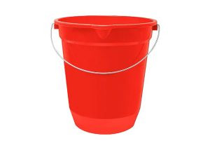 BALDE PLASTICO JAGUAR C/ ALÇA DE FERRO 13,5L