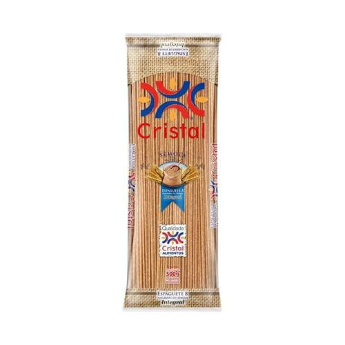 Macarrão Espaguete Integral Cristal Embalagem 500g