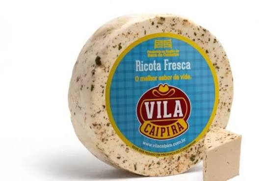 Ricota Fresca Vila Caipira Normal Temperada Peca