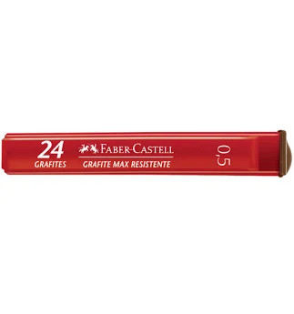 GRAFITE FABER POLY 0,5MM B 24 UND  