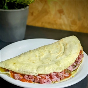 Crepioca de pizza