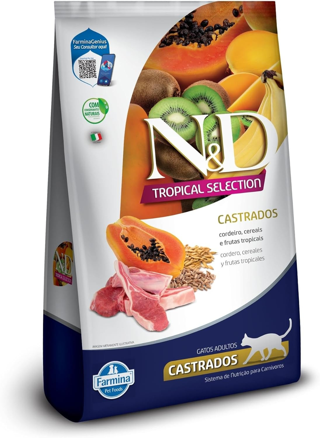 ND Tropical Gatos Castrados Cordeiro 1,5kg 