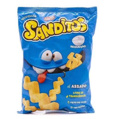 Salgadinho Sanditos Sabor Requeijão Sandella 27g