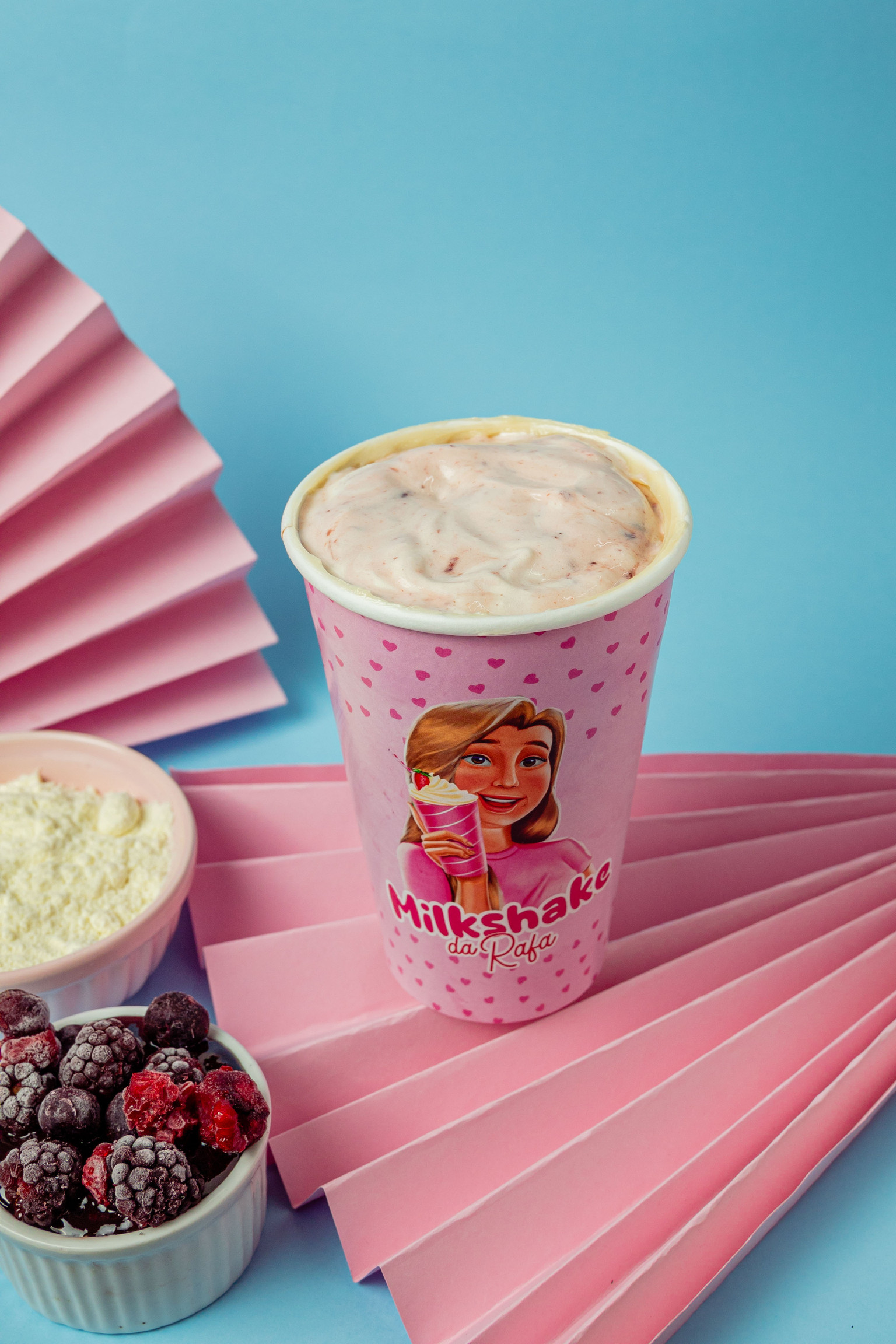 Milk shake Ninho com Frutas Vermelhas 500ML