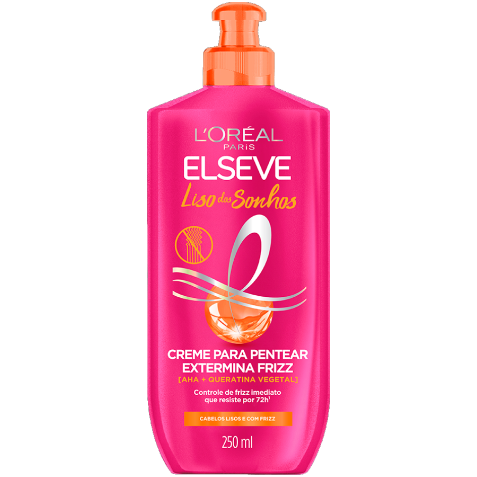 CREME PENTEAR ELSEVE LISO DOS SONHOS "LISOS E C/FRIZZ" 250ML