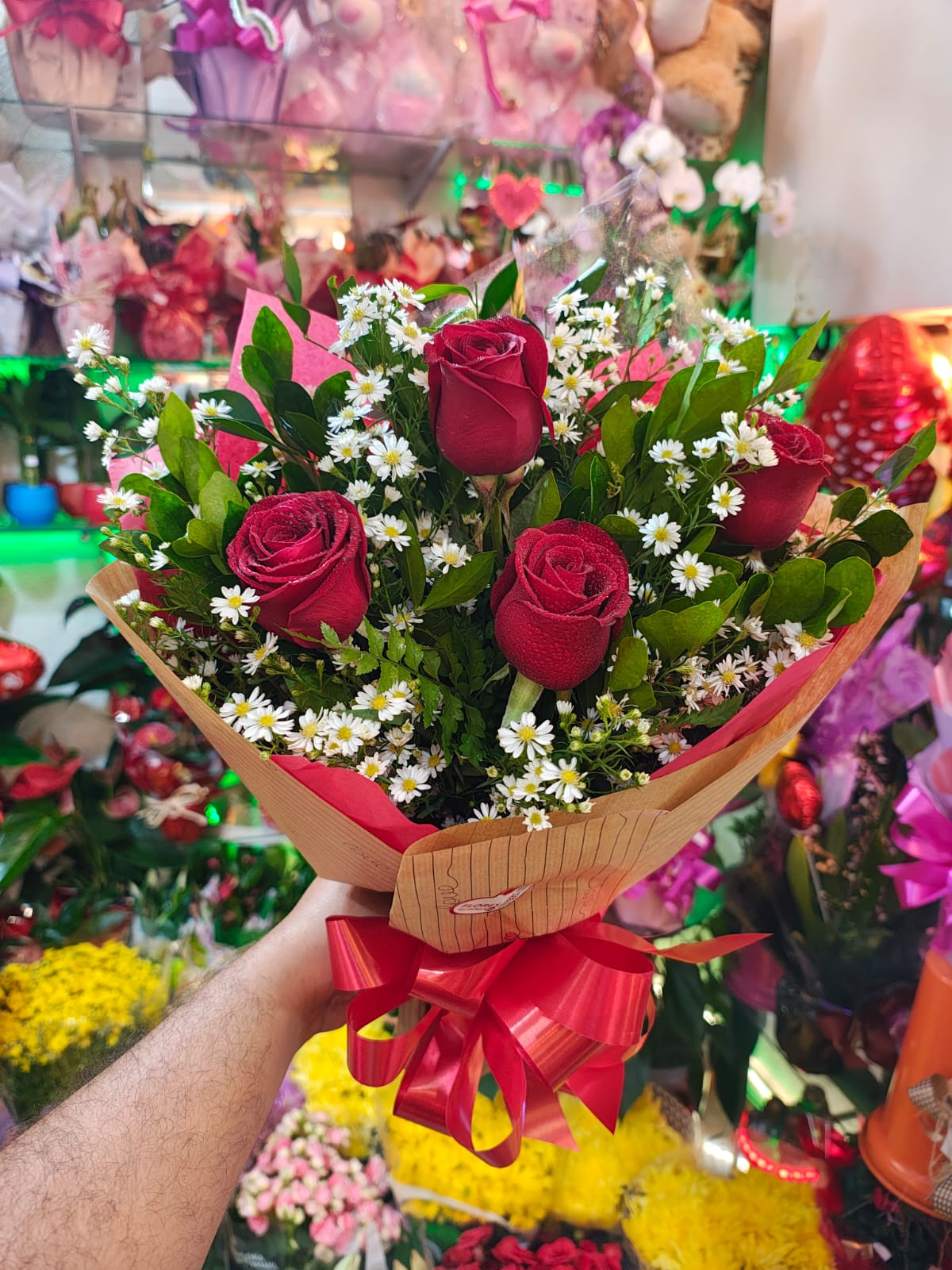 Buquê 4 Rosas Nacionais