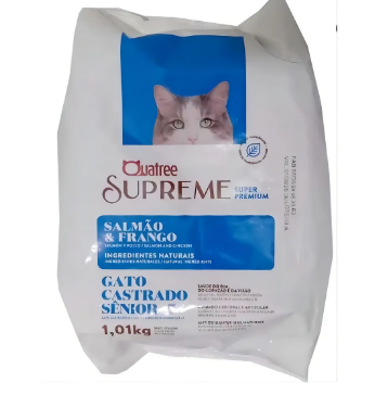 Quatree Supreme Senior Salmão e Frango 1kg 