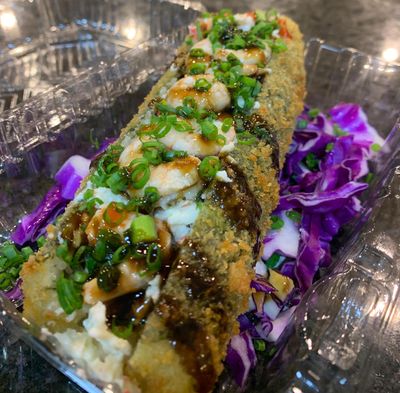 Sushi dog camarão