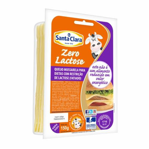 Queijo Santa Clara Zero Lactose 150g