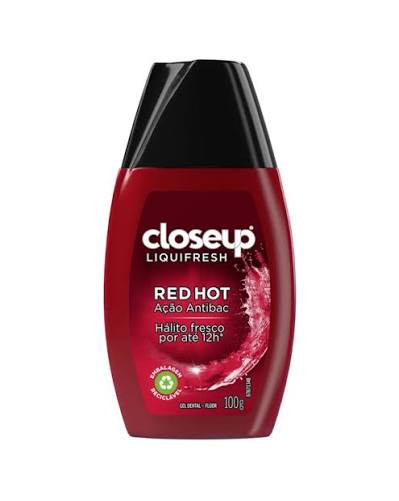 Gel dental close-up liq 100g fresh Red hot 