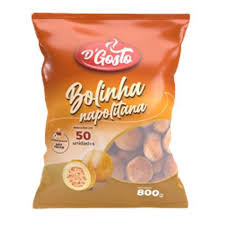 SALGADO BOLINHA DGOSTO NAPOLITANA CONGELADO 800G