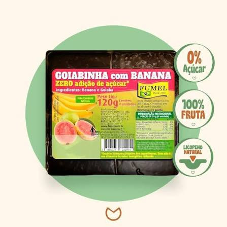 Doce Fumel Goiabinha Zero Banana 120g