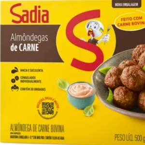 ALMÔNDEGAS DE CARNE SADIA 500G