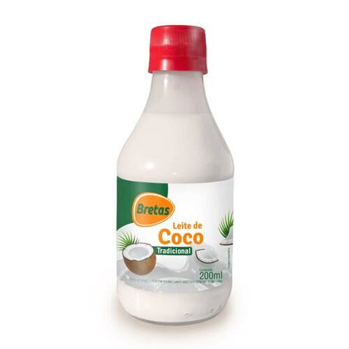 Leite de Coco Tradicional Bretas 200ml