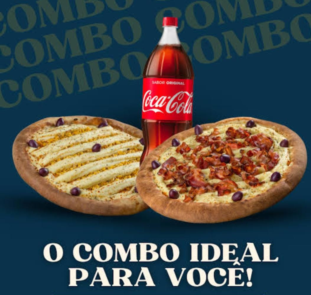 COMPRE 2 PIZZAS OU + E GANHE 1 COCA COLA 2 LITROS GRÁTIS ( NÃO É VÁLIDA PARA PIZZAS DA PROMOÇÃO )