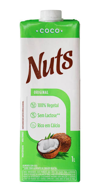Nuts Alimento Com Coco 1000ml