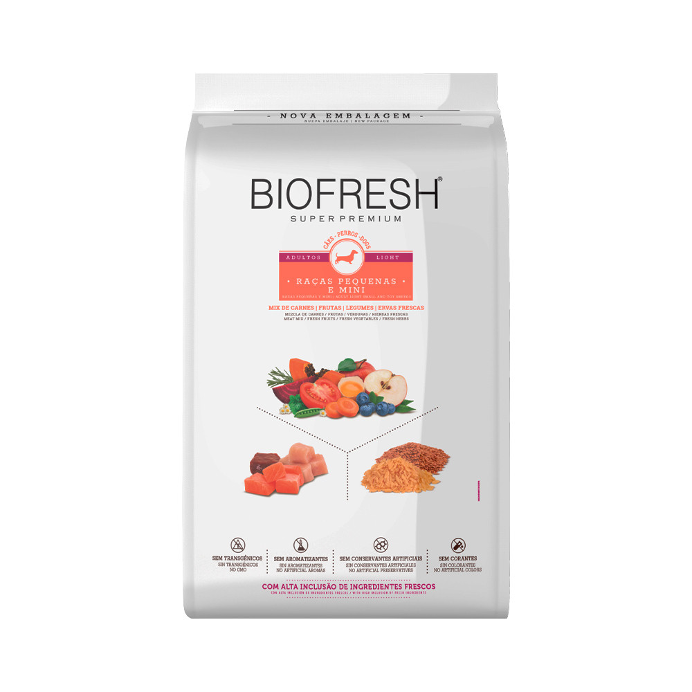 Ração Biofresh Light Adultos de Raças Pequenas e Mini 10,1kg