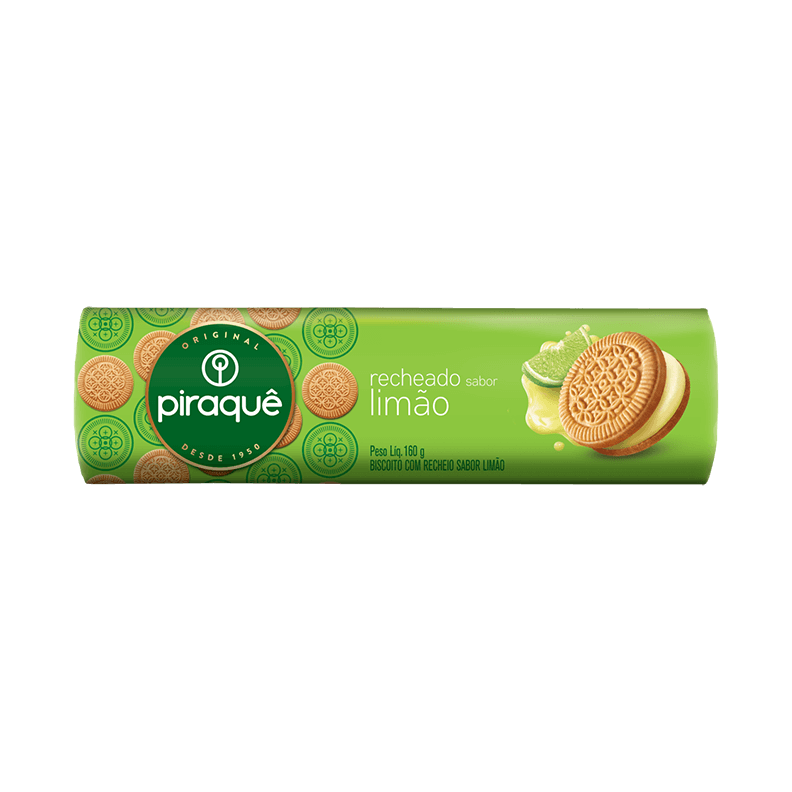Recheado limão piraque 160g