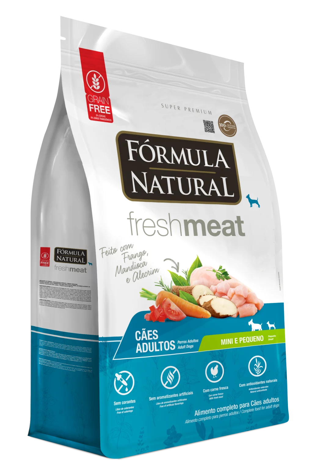 Fórmula Natural Fresh Meat Adultos Mini e Pequeno 7kg 