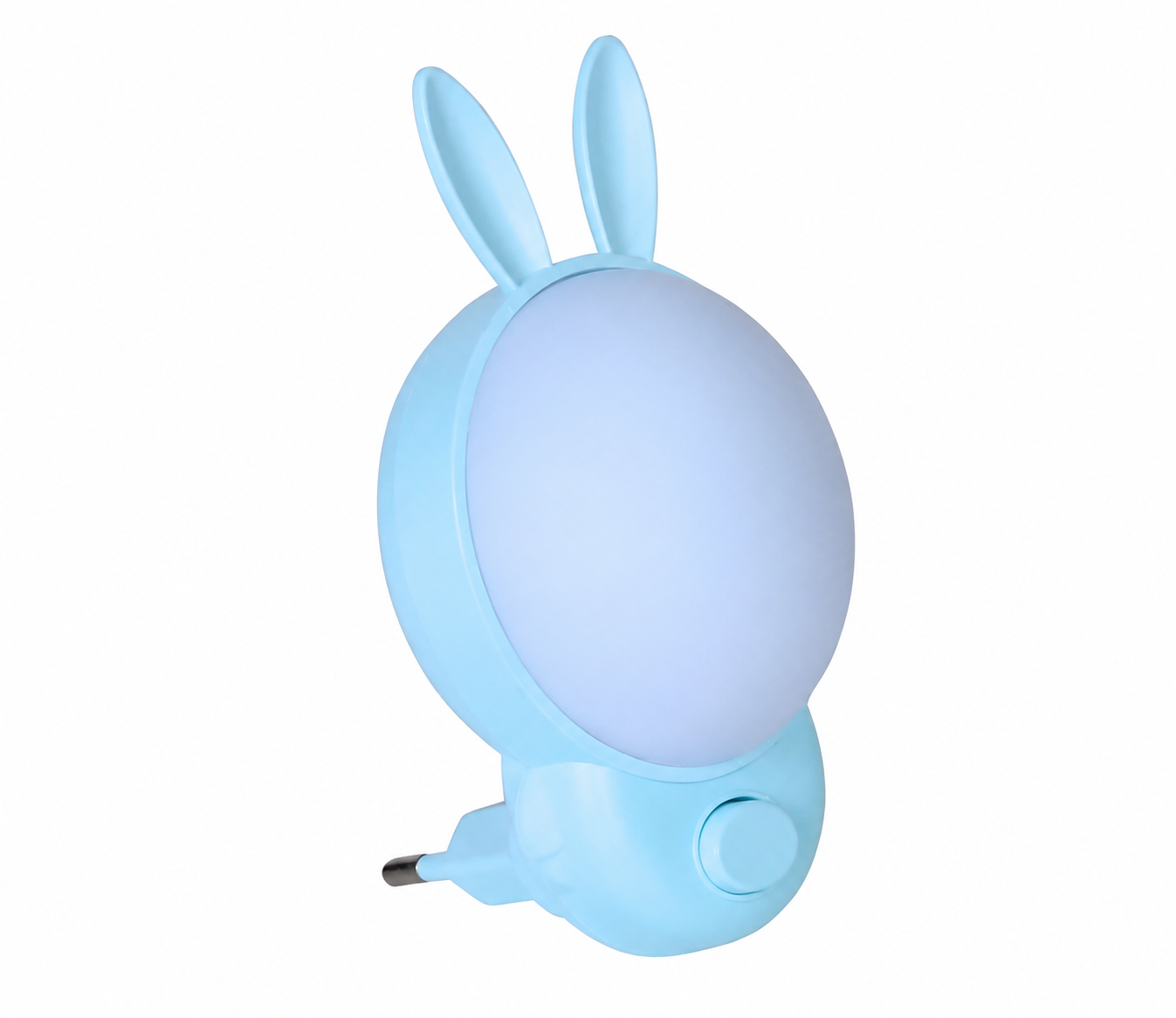 Mini Abajur Luminária Tomada Luz Noturna Led Coelho