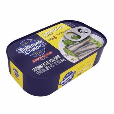 SARDINHA ROBINSON CRUSOE 125G OLEO